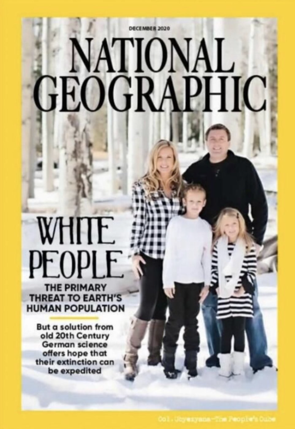 Fact Check National Geographic Did NOT Publish December 2020 Magazine